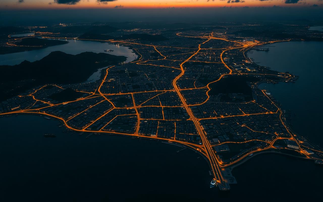 Mapa das regiões atendidas pela Parayba Express